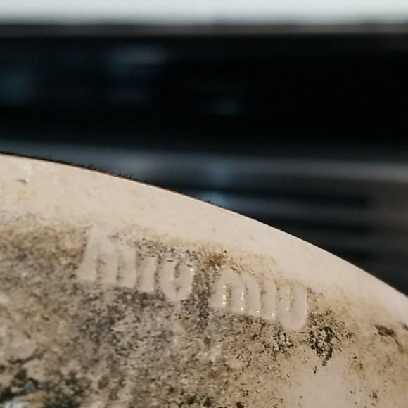 MIU MIU Silver Suede heels - Picture 11 of 14